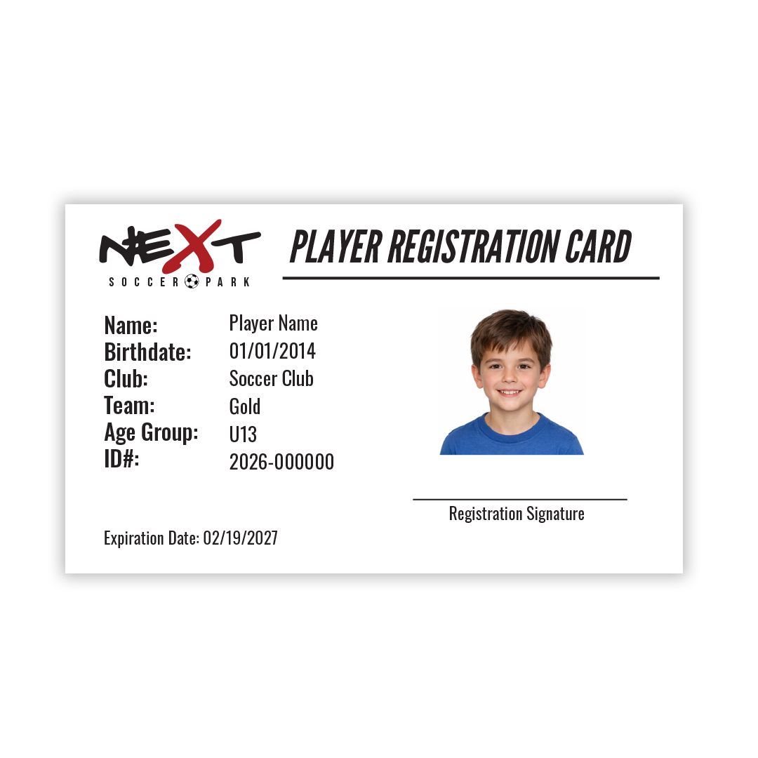 Player Registration Cards